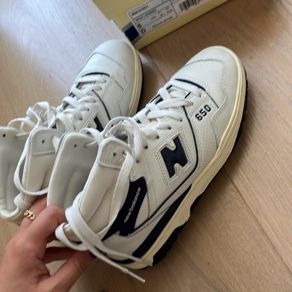 ALD New Balance 650R - White Navy - Picture 4 of 5